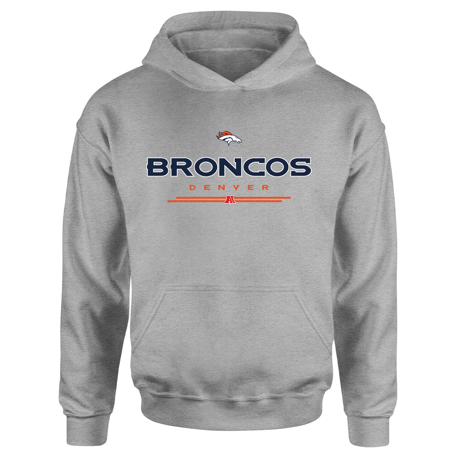 Denver Broncos AFC Hoodie XL - Gri