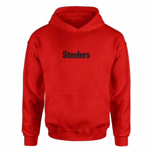 PGH STEELERS Iconic Hoodie S - Kırmızı