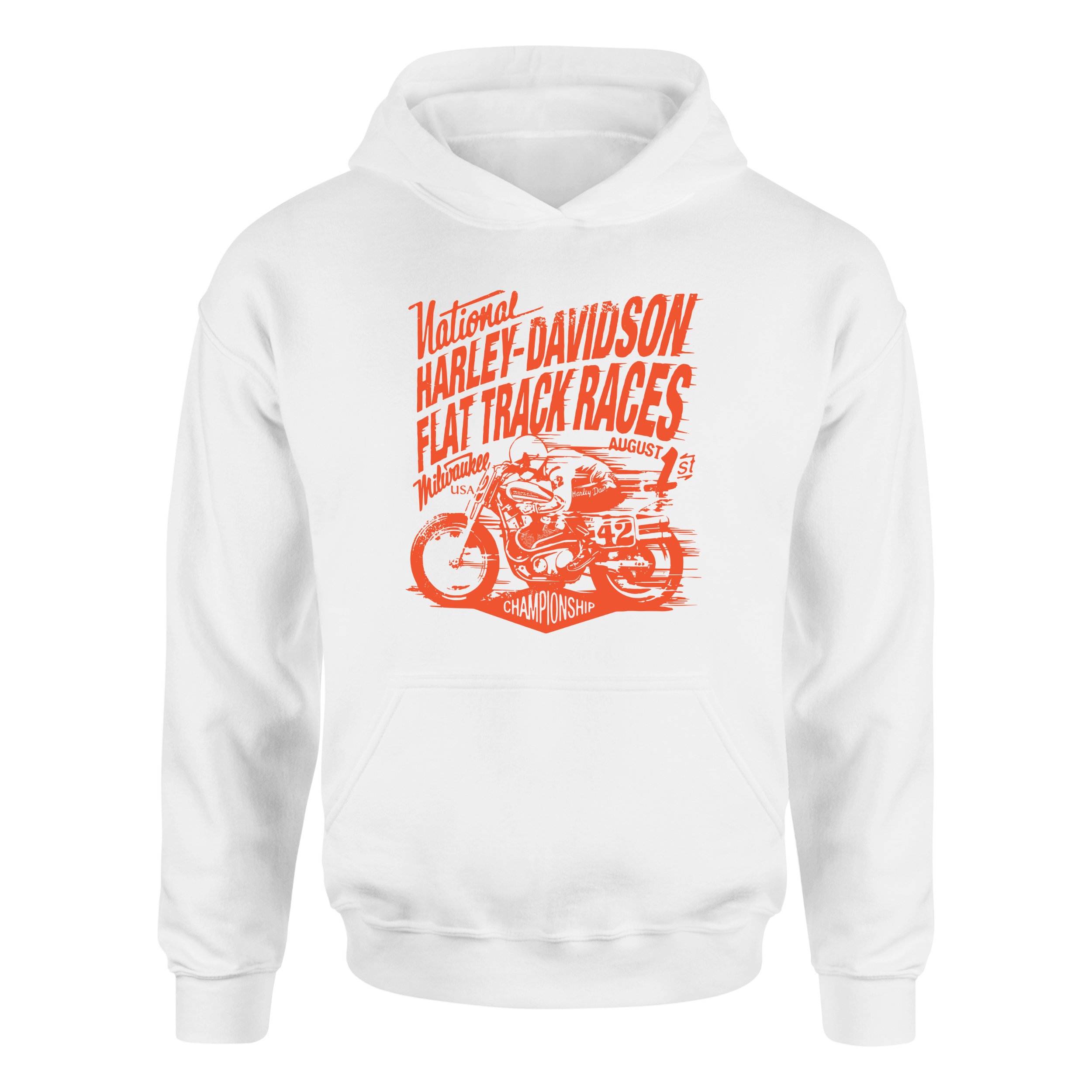 Harley-Davidson XIII Hoodie XXL - Beyaz