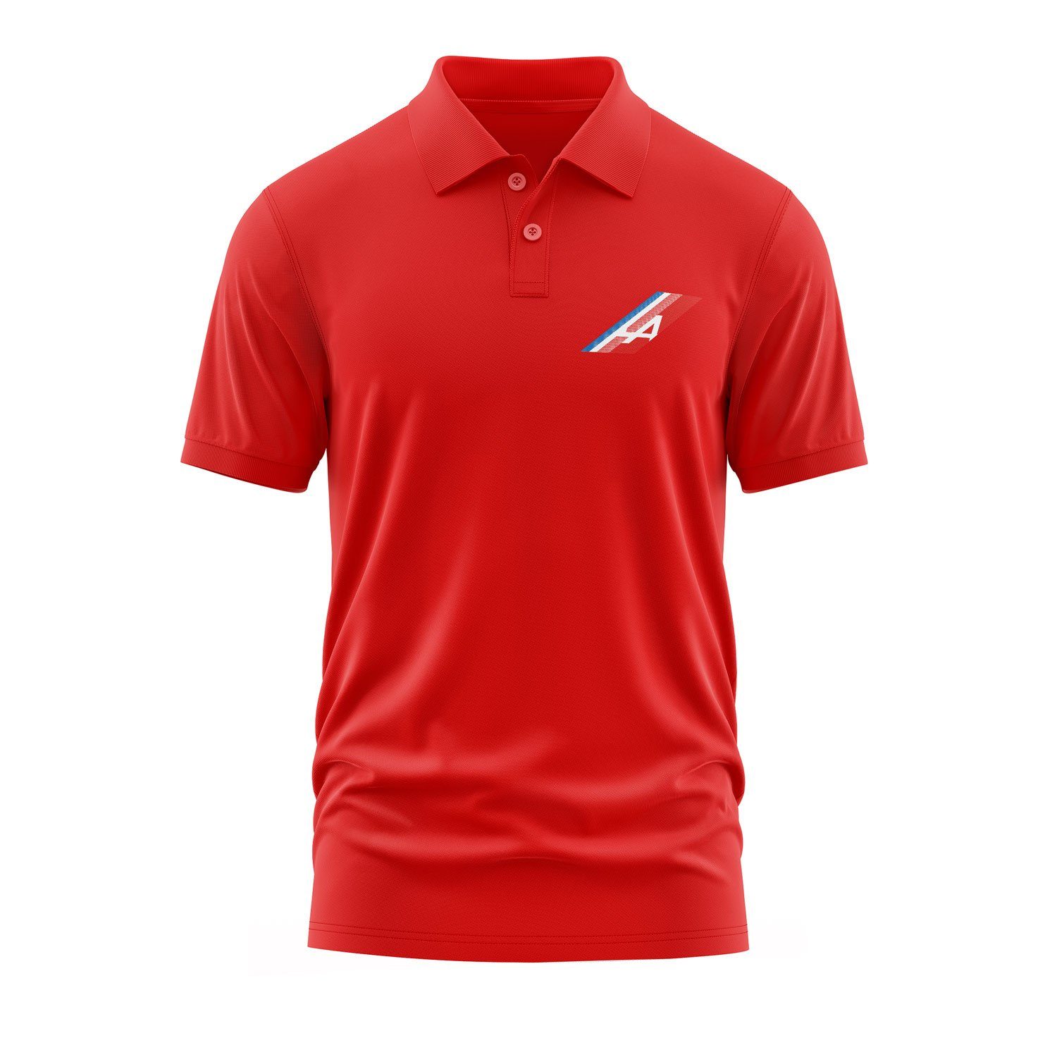 Alpine Ascent Polo Tişört S - Kırmızı