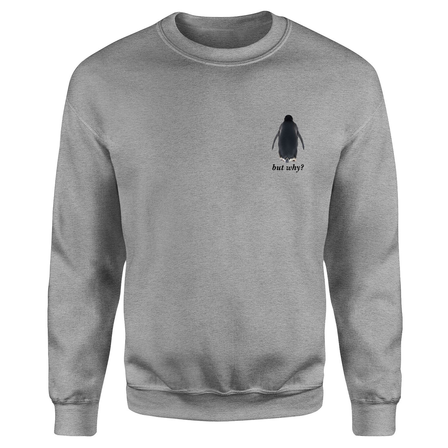 but why? Sweatshirt M - Gri