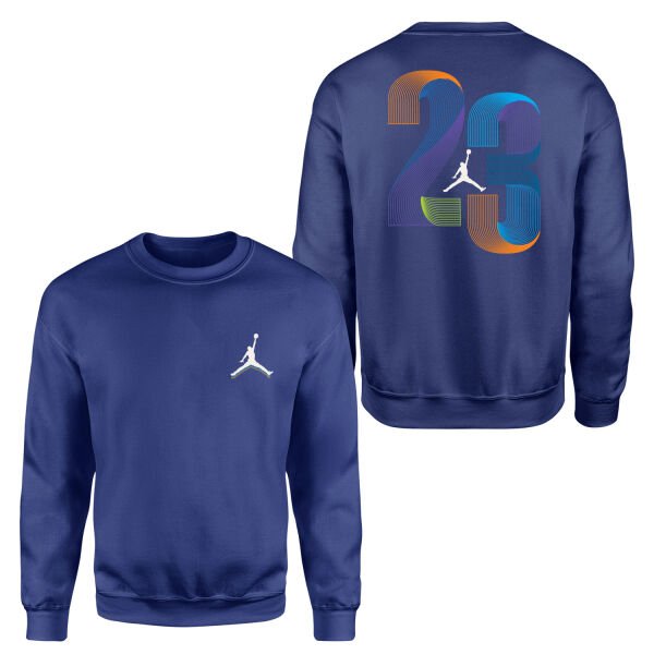 Air Jordan LC Sweatshirt M - İndigo Mavisi