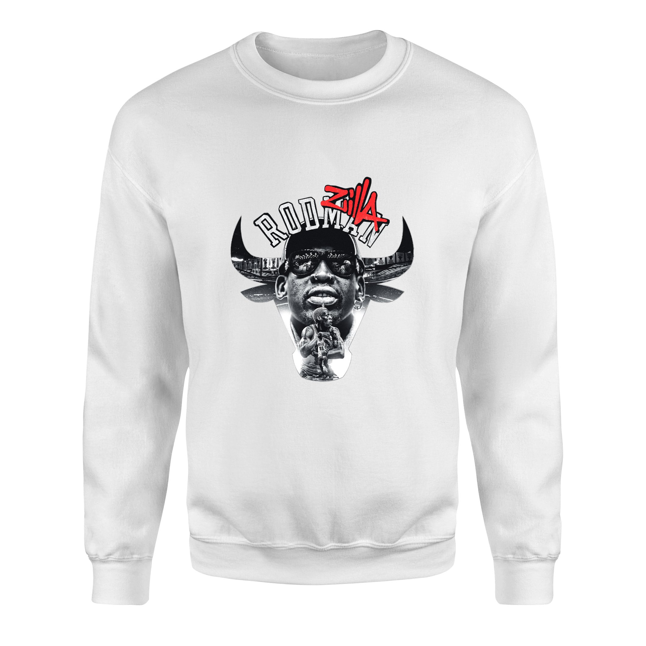 Zilla Rodman Sweatshirt S - Beyaz