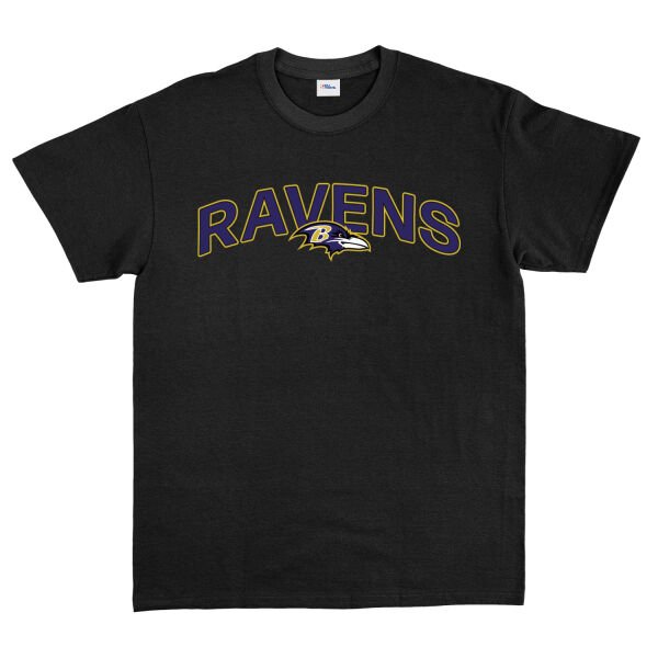 Ravens B Tişört S - Siyah