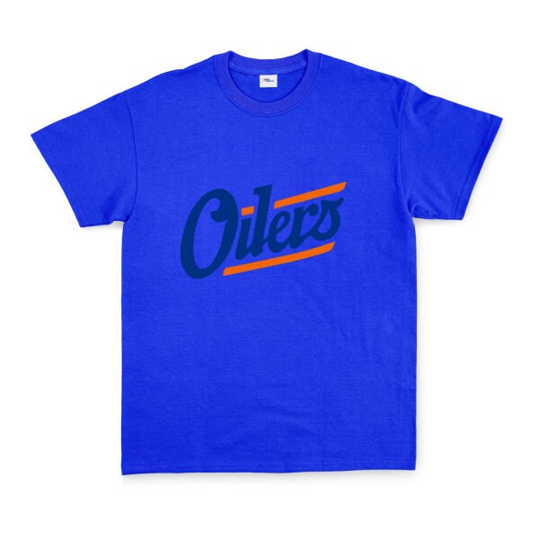 Edmonton Oilers Shield Tişört S - Mavi