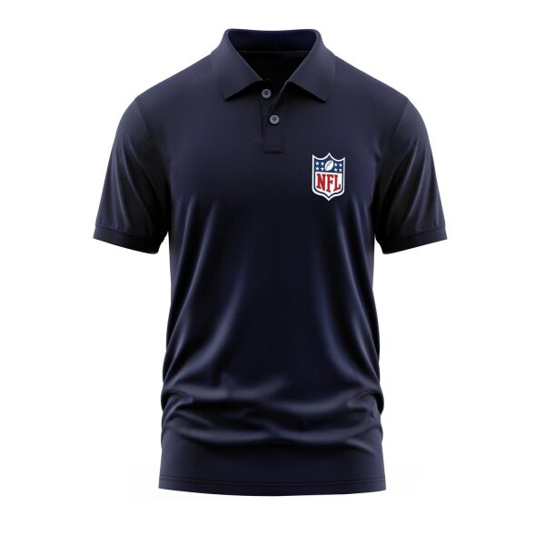 NFL Polo Tişört L - İndigo Mavisi