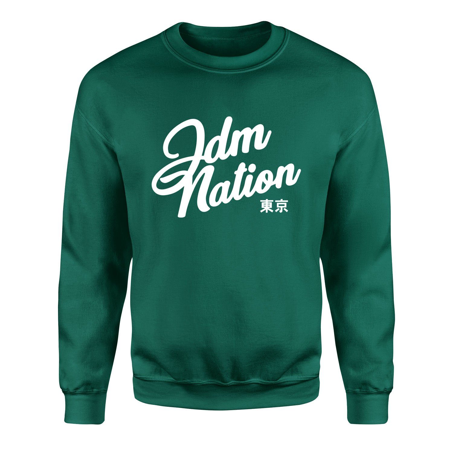 JDM Nation Sweatshirt L - Nefti Yeşili