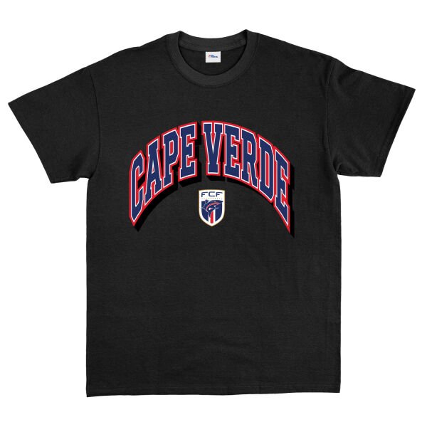 Cape Verde 2026 Varsity Tişört S - Siyah