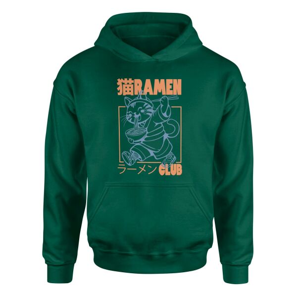 Ramen Club Hoodie M - Nefti Yeşili