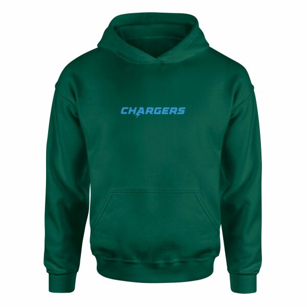 LA CHARGERS Iconic Hoodie M - Nefti Yeşili
