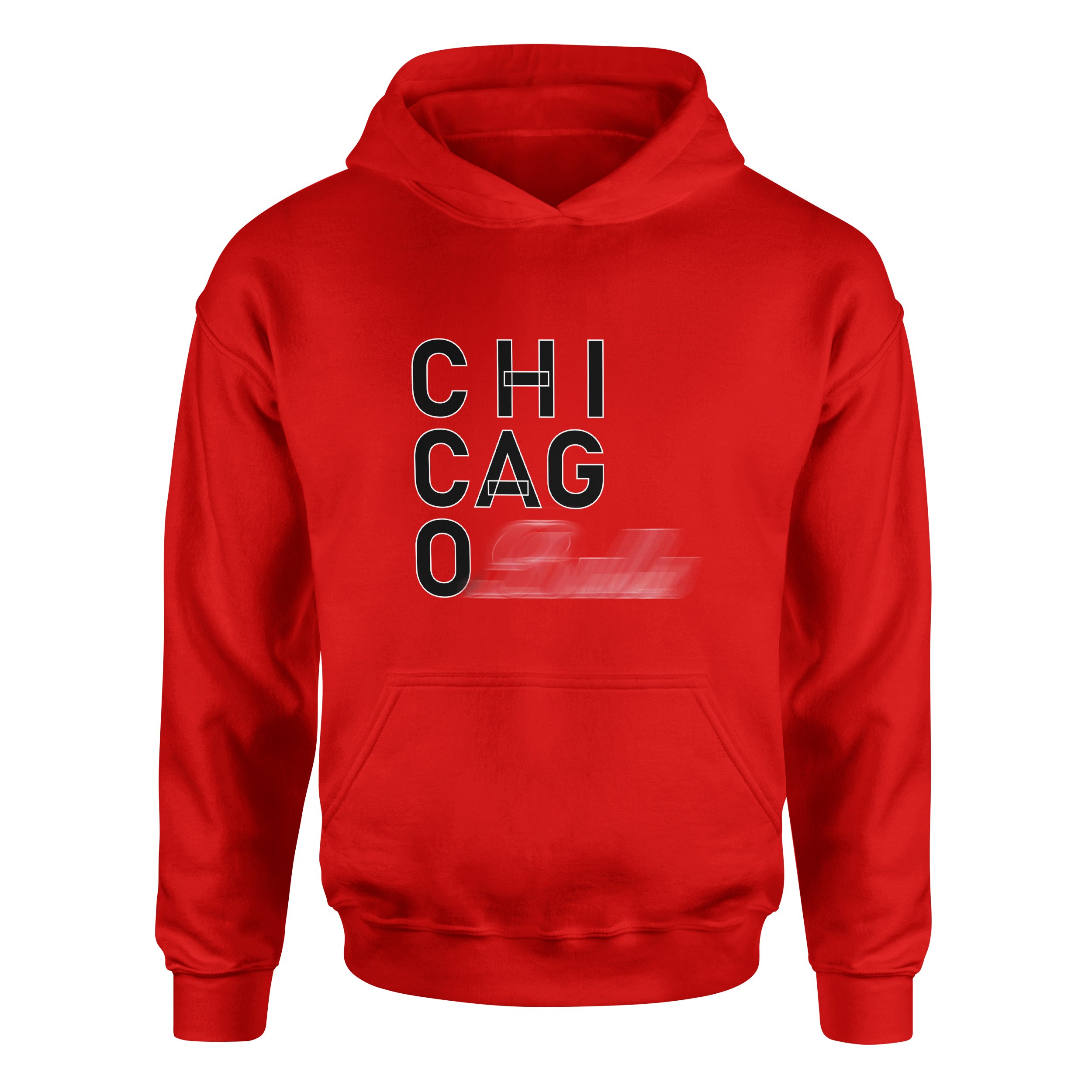 Chicago Hoodie XXL - Kırmızı