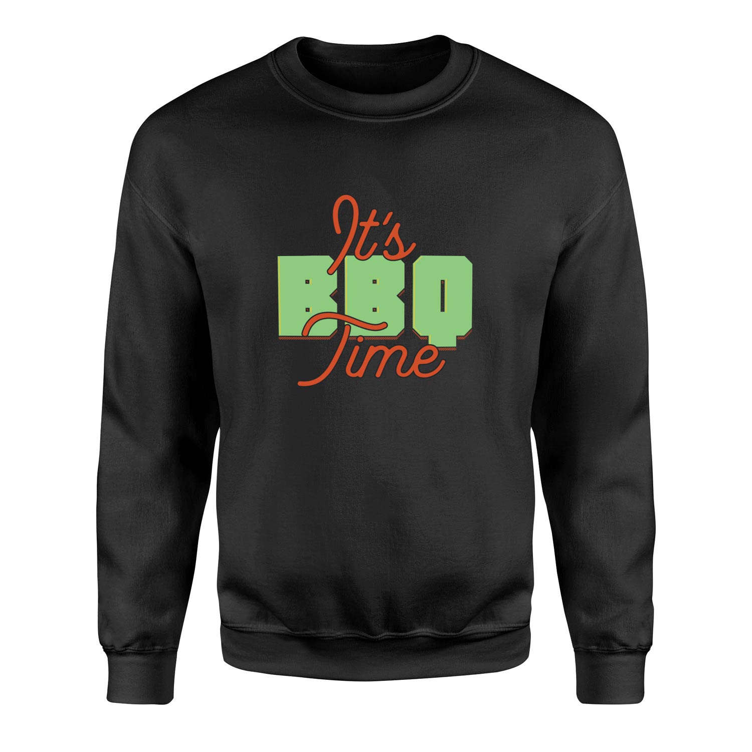 It’s BBQ Time Sweatshirt XXL - Siyah