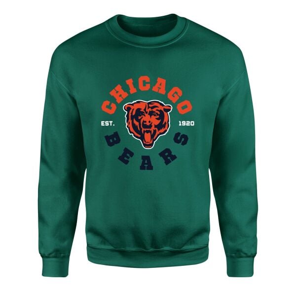 Da Bears Chicago BEARS Sweatshirt S - Nefti Yeşili