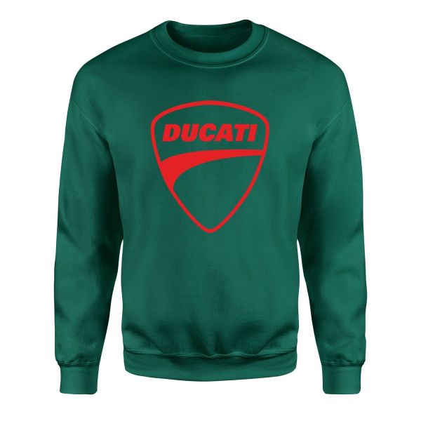 Ducati Shield Sweatshirt L - Nefti Yeşili