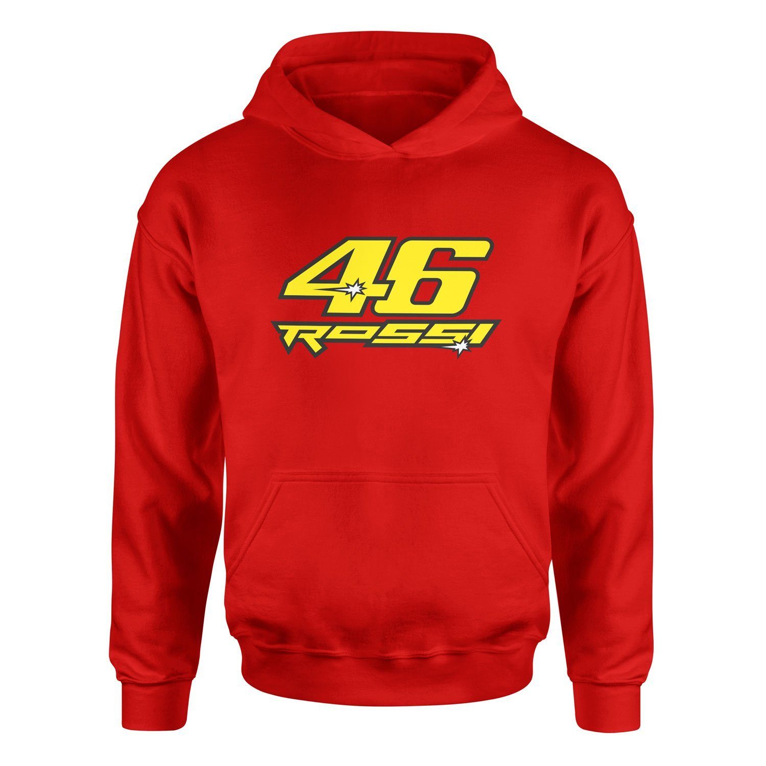 Valentino Rossi 46 Hoodie L - Kırmızı