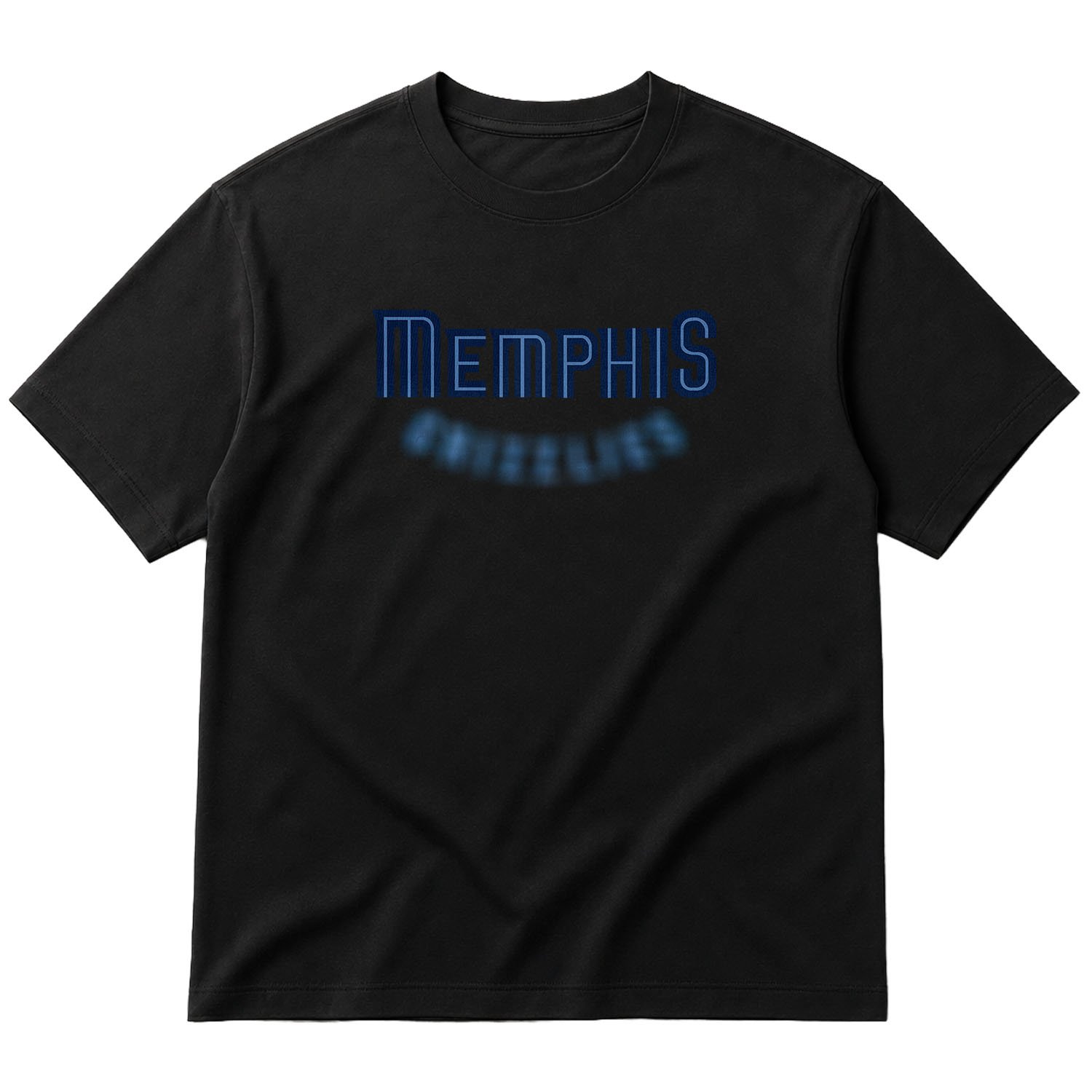 Memphis Oversize Tişört S - Siyah