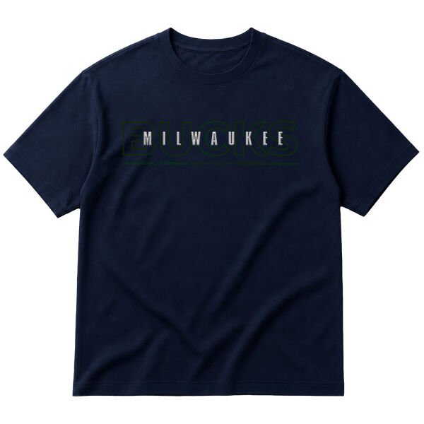BUCKS Basketball Oversize Tişört M - İndigo Mavisi