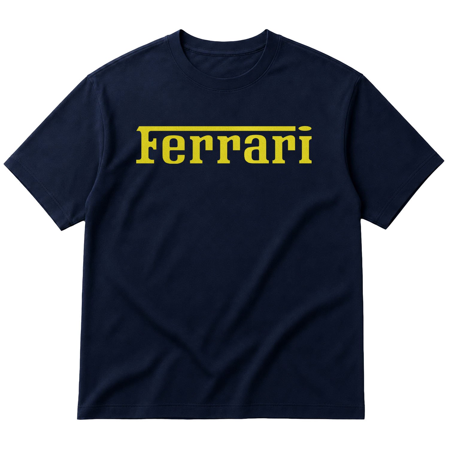 Ferrari Yellow Oversize Tişört S - İndigo Mavisi