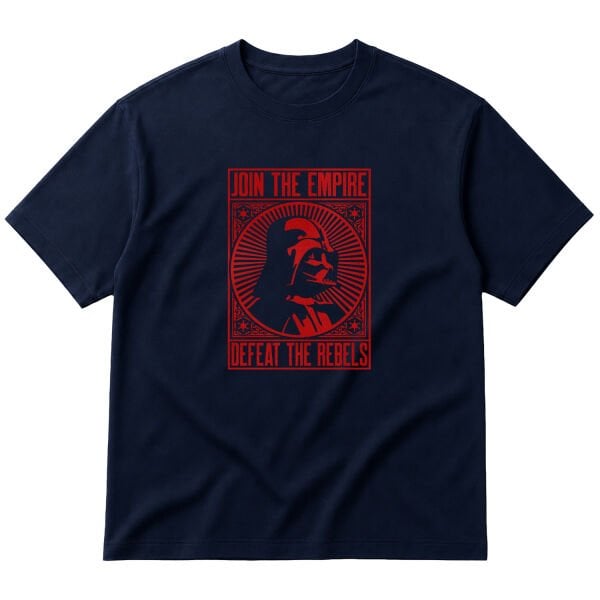 Join the Empire, Defeat the Rebels Oversize Tişört