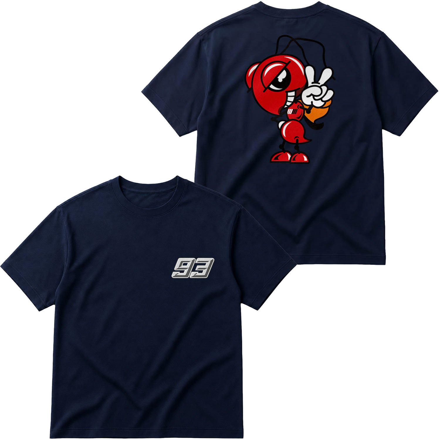 Marc Marquez Ant Edition Oversize Tişört S - İndigo Mavisi