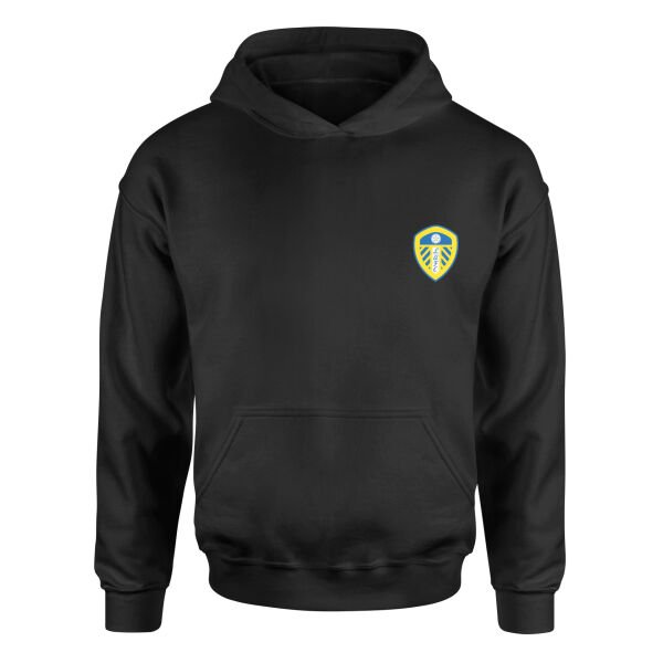 Leeds United Hoodie S - Siyah