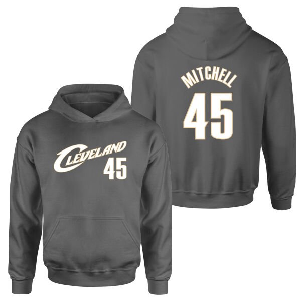 Donovan Mitchell Cleveland 45 Forma Hoodie S - Füme
