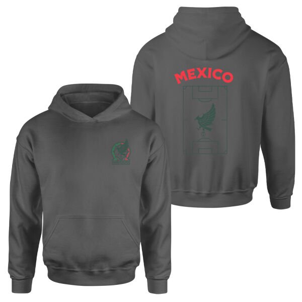 Meksika Dünya Kupası 2026 Hoodie L - Füme