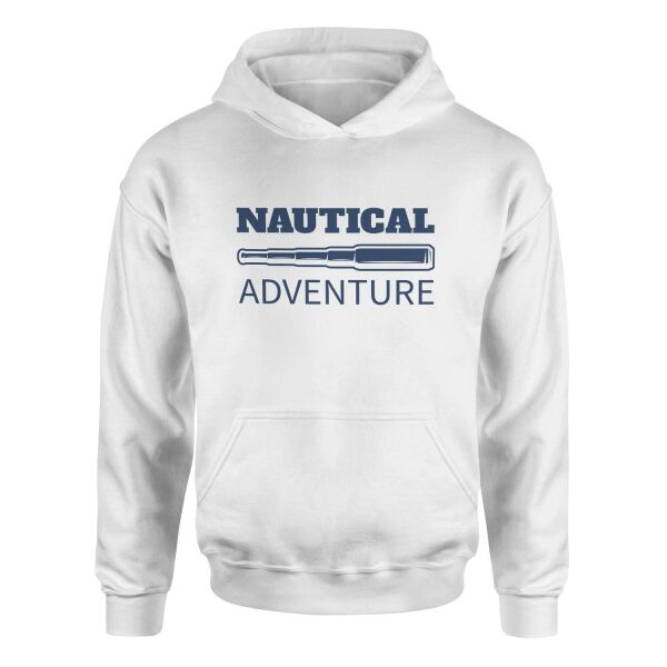 Nautical Adventure Denizci Hoodie S - Beyaz