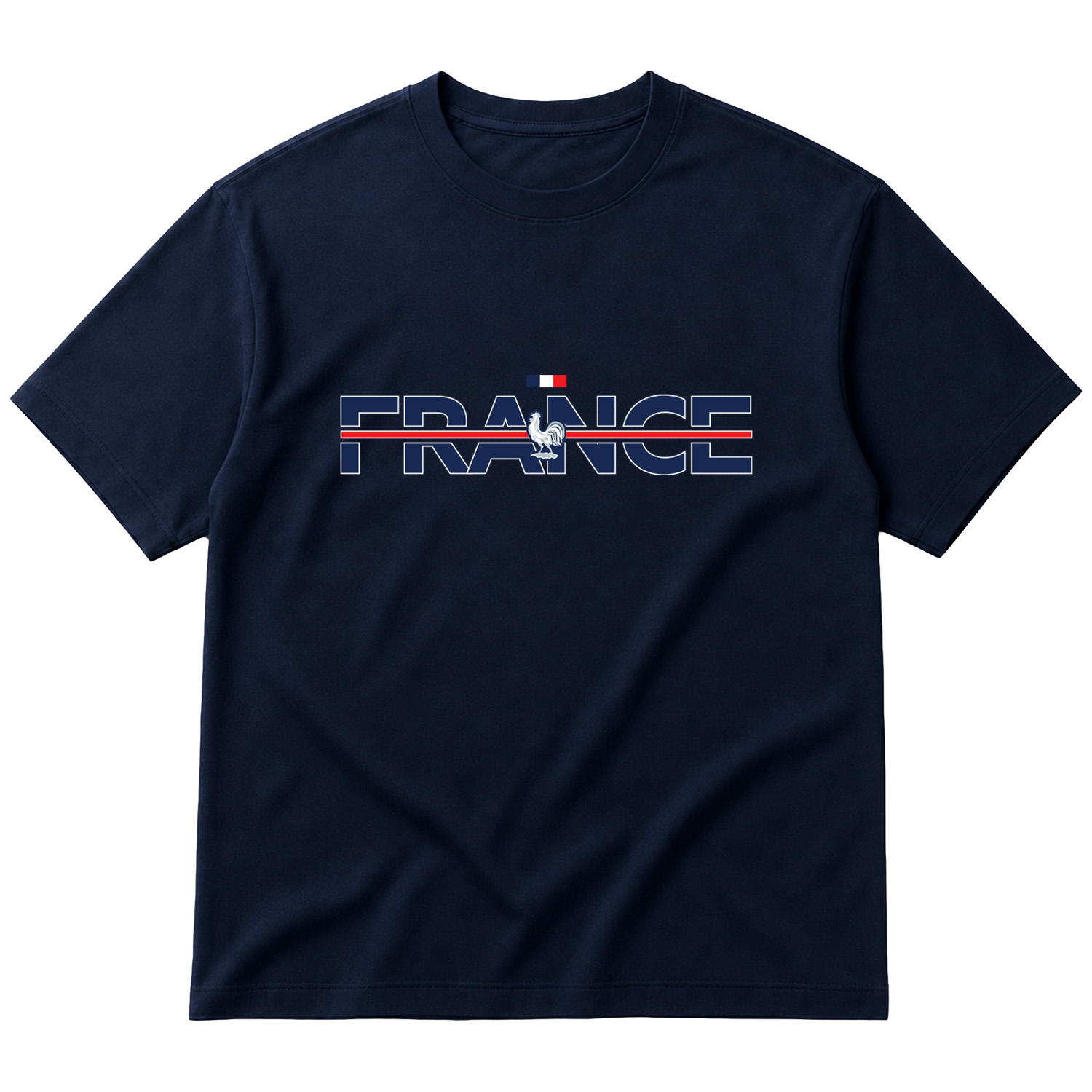 Équipe de France Oversize Tişört L - İndigo Mavisi