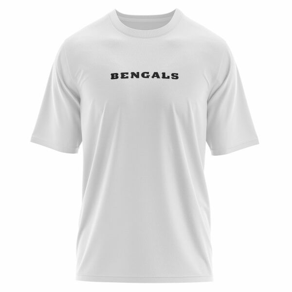 CIN BENGALS Iconic Oversize Tişört M - Beyaz