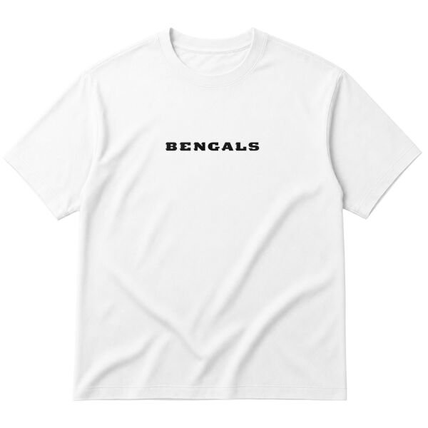 CIN BENGALS Iconic Oversize Tişört M - Beyaz