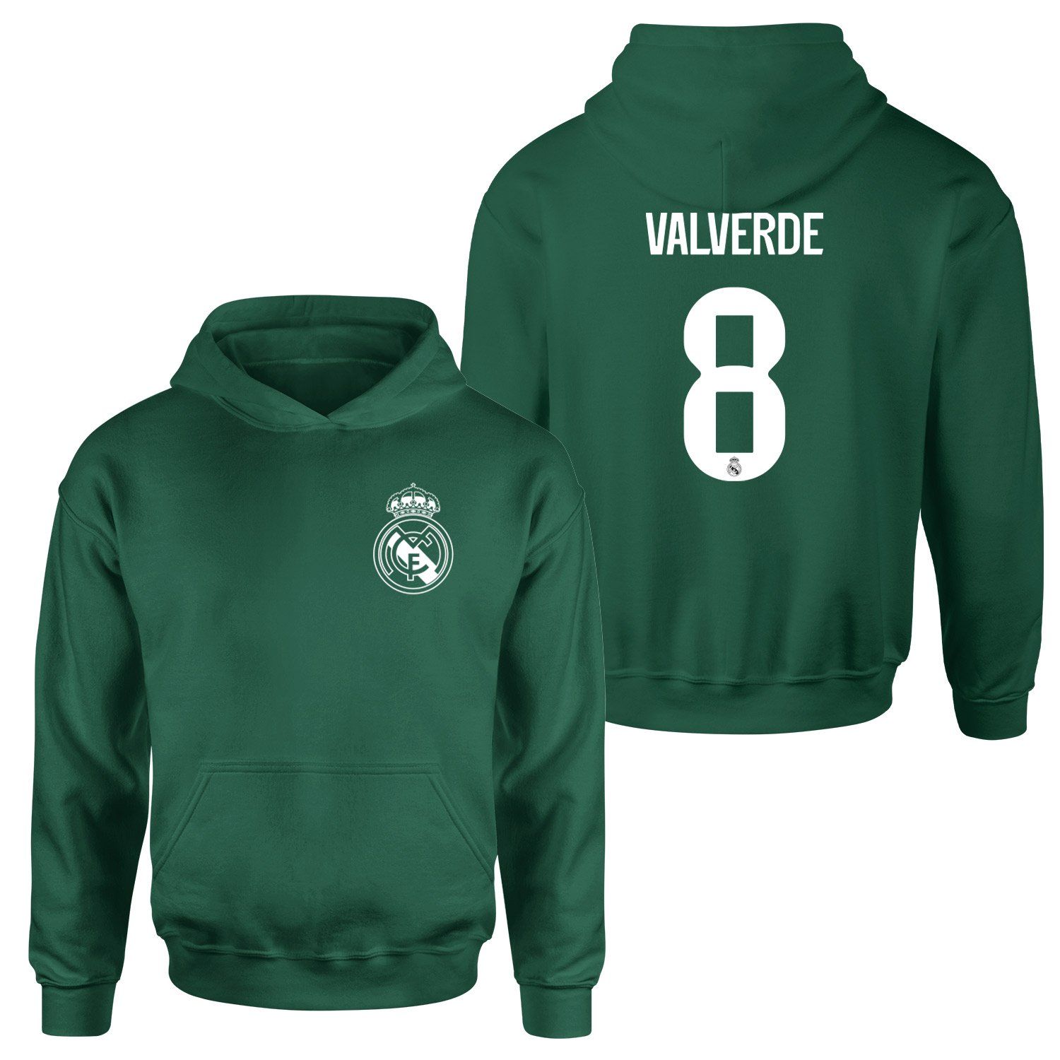 Federico Valverde RM BL Forma Hoodie L - Nefti Yeşili