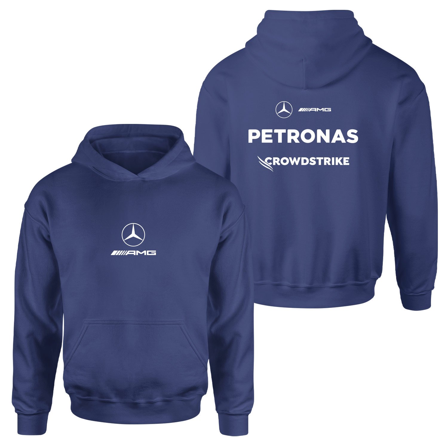 Mercedes AMG 2026 Basic Hoodie M - İndigo Mavisi