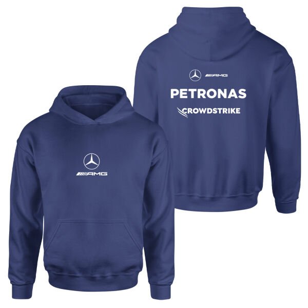 Mercedes AMG 2026 Basic Hoodie M - İndigo Mavisi