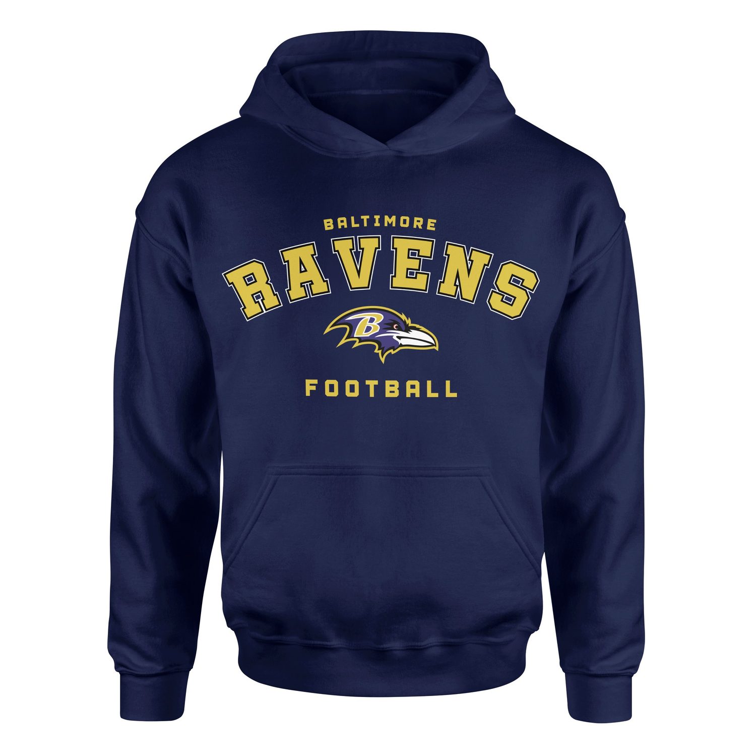 Baltimore Ravens Football 24 Hoodie XL - İndigo Mavisi