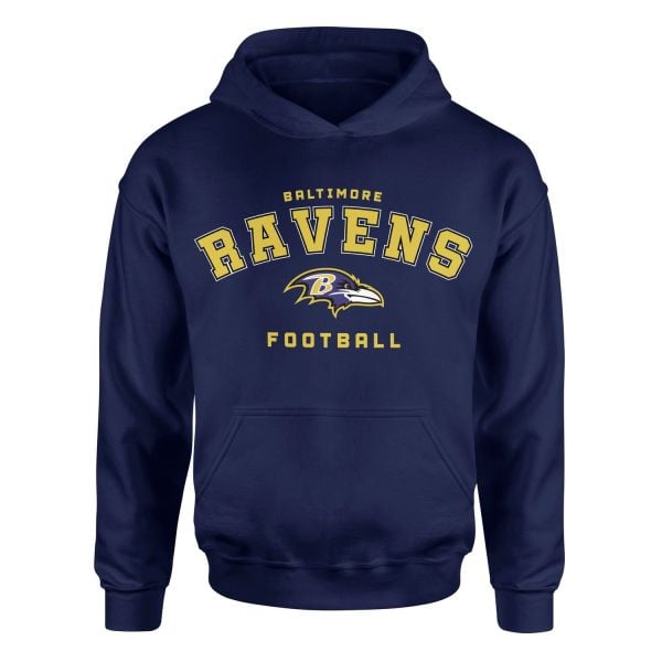 Baltimore Ravens Football 24 Hoodie XL - İndigo Mavisi