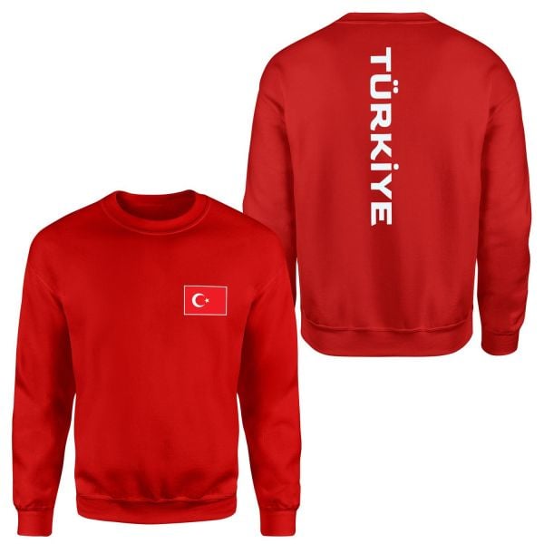 Türkiye SE 2024 Sweatshirt XXL - Kırmızı
