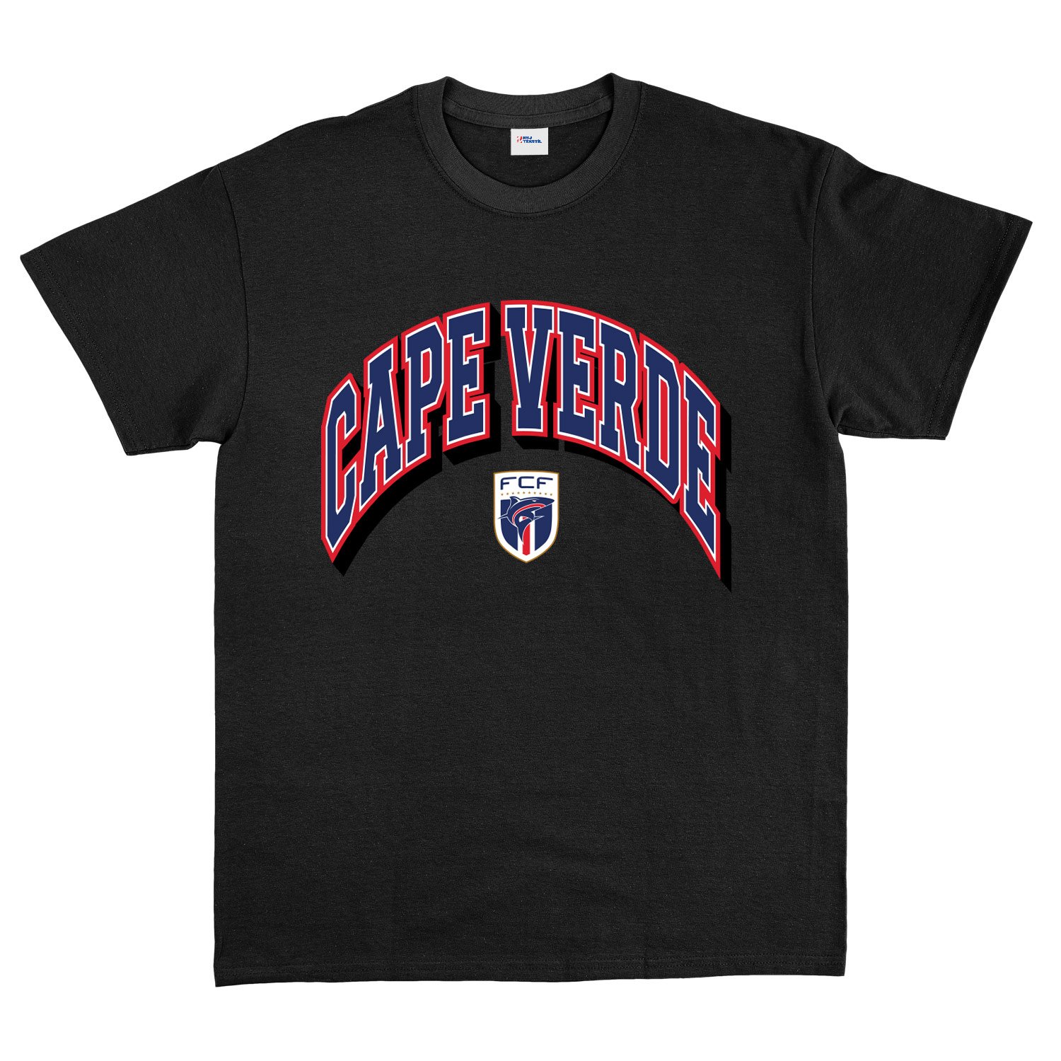 Cape Verde 2026 Varsity Tişört XXL - Siyah