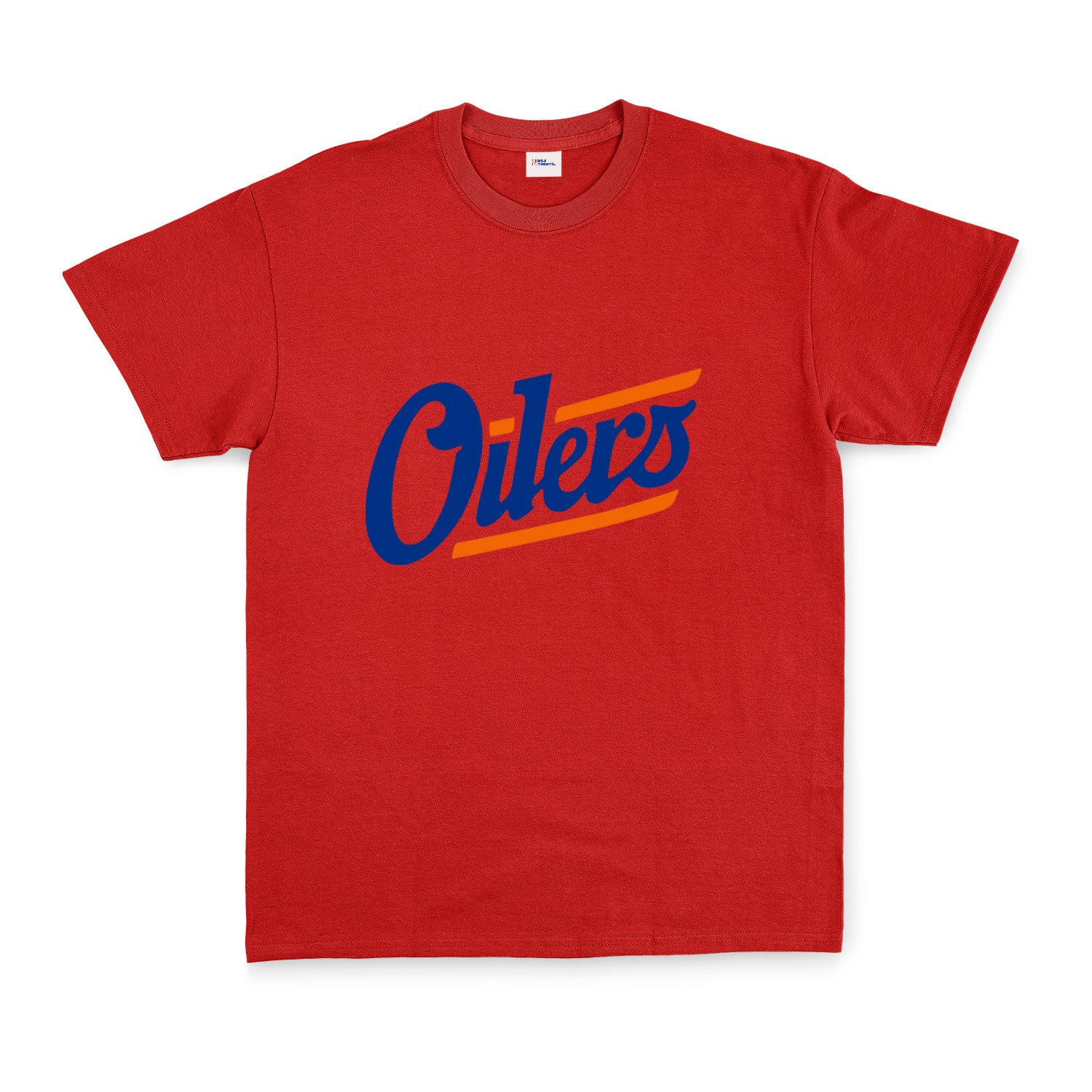Edmonton Oilers Shield Tişört S - Kırmızı