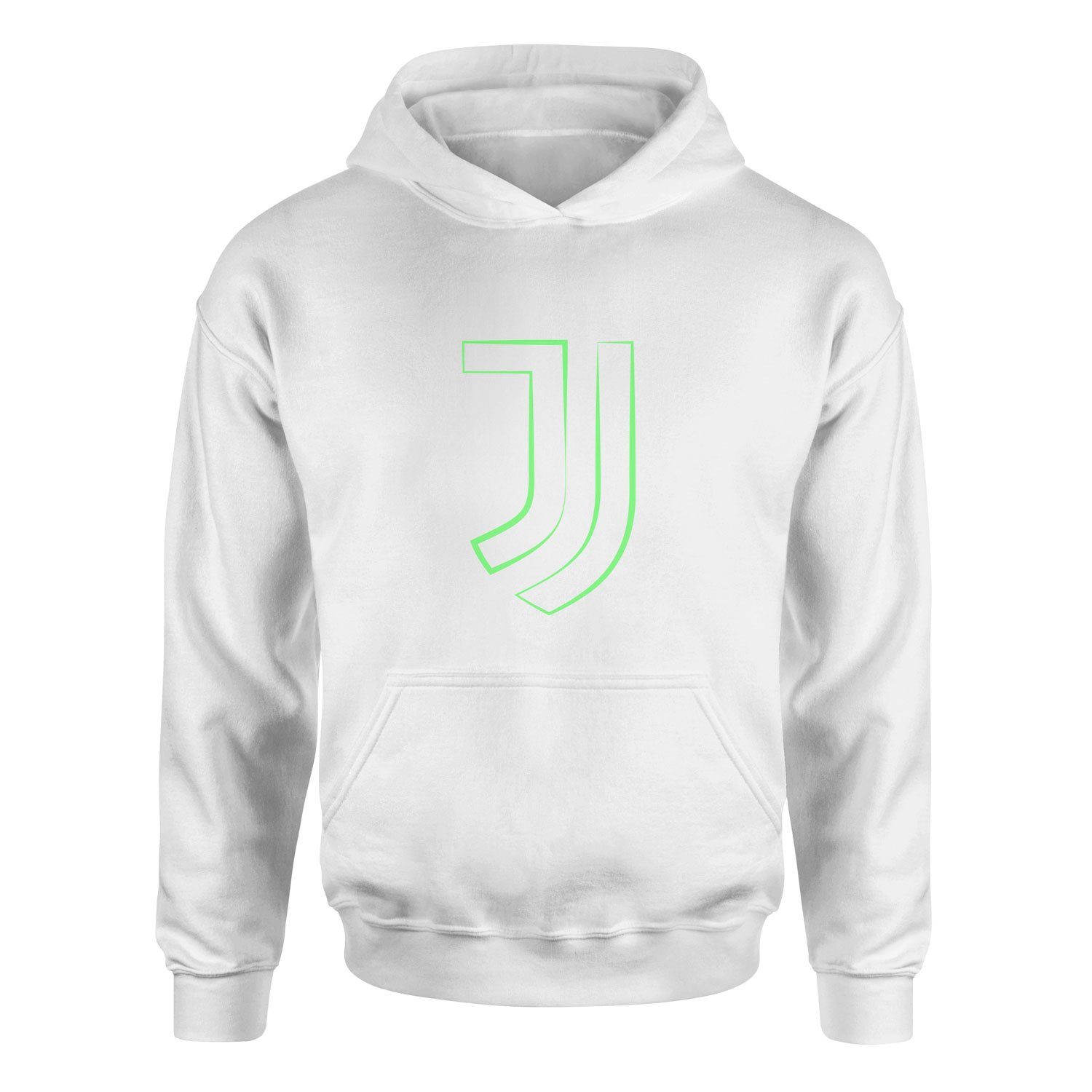Juventus Green Strokes Hoodie XXL - Beyaz