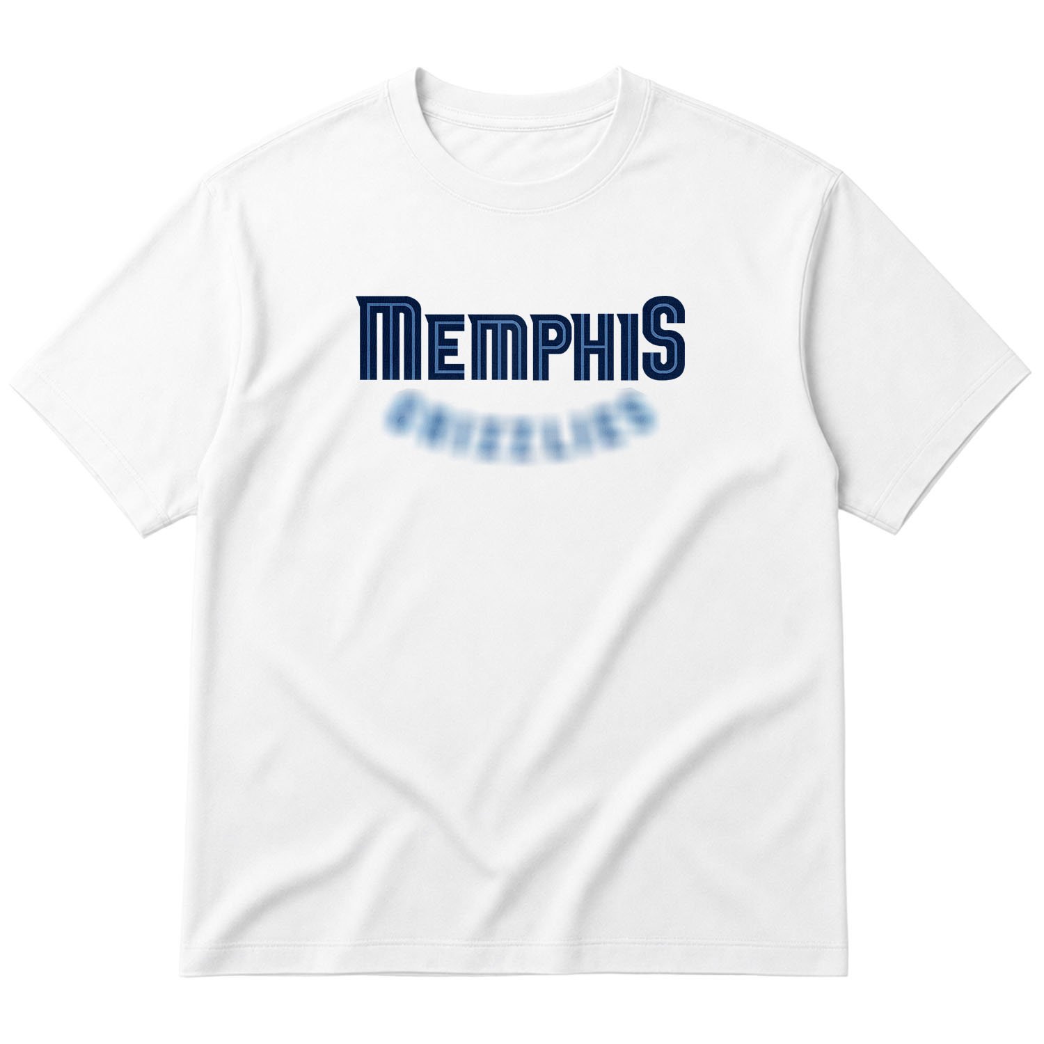 Memphis Oversize Tişört L - Beyaz