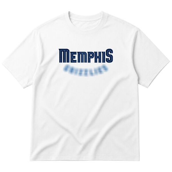 Memphis Oversize Tişört L - Beyaz