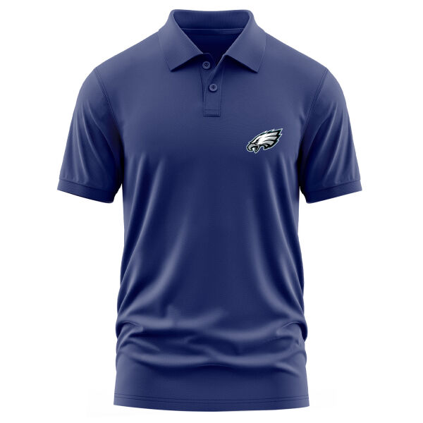 Philadelphia Eagles Polo Tişört L - İndigo Mavisi