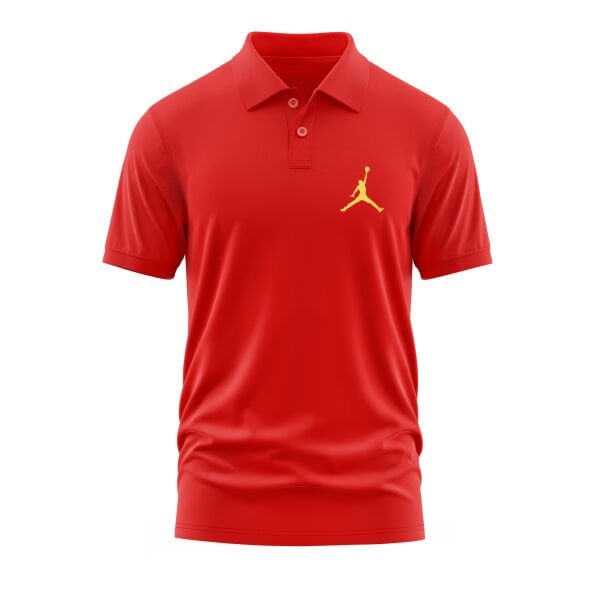 Air Jordan Gold Stroked Polo Tişört
