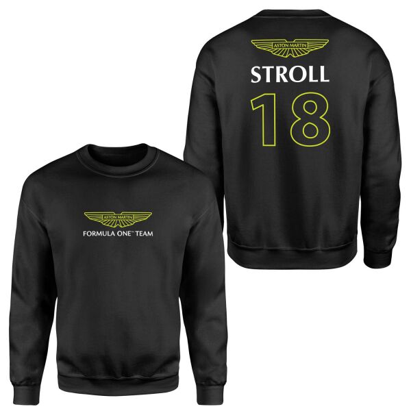 Lance Stroll | Aston Martin Basic Sweatshirt S - Siyah