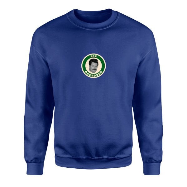 Ron Approves Sweatshirt L - İndigo Mavisi