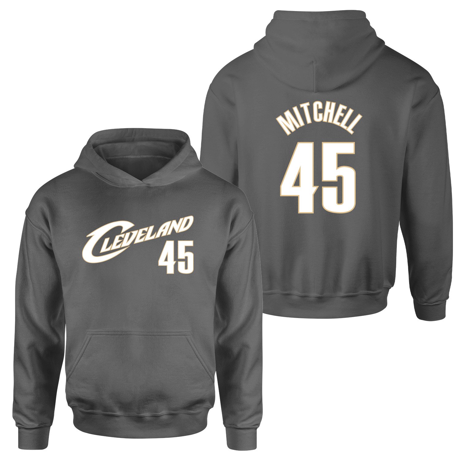 Donovan Mitchell Cleveland 45 Forma Hoodie XL - Füme