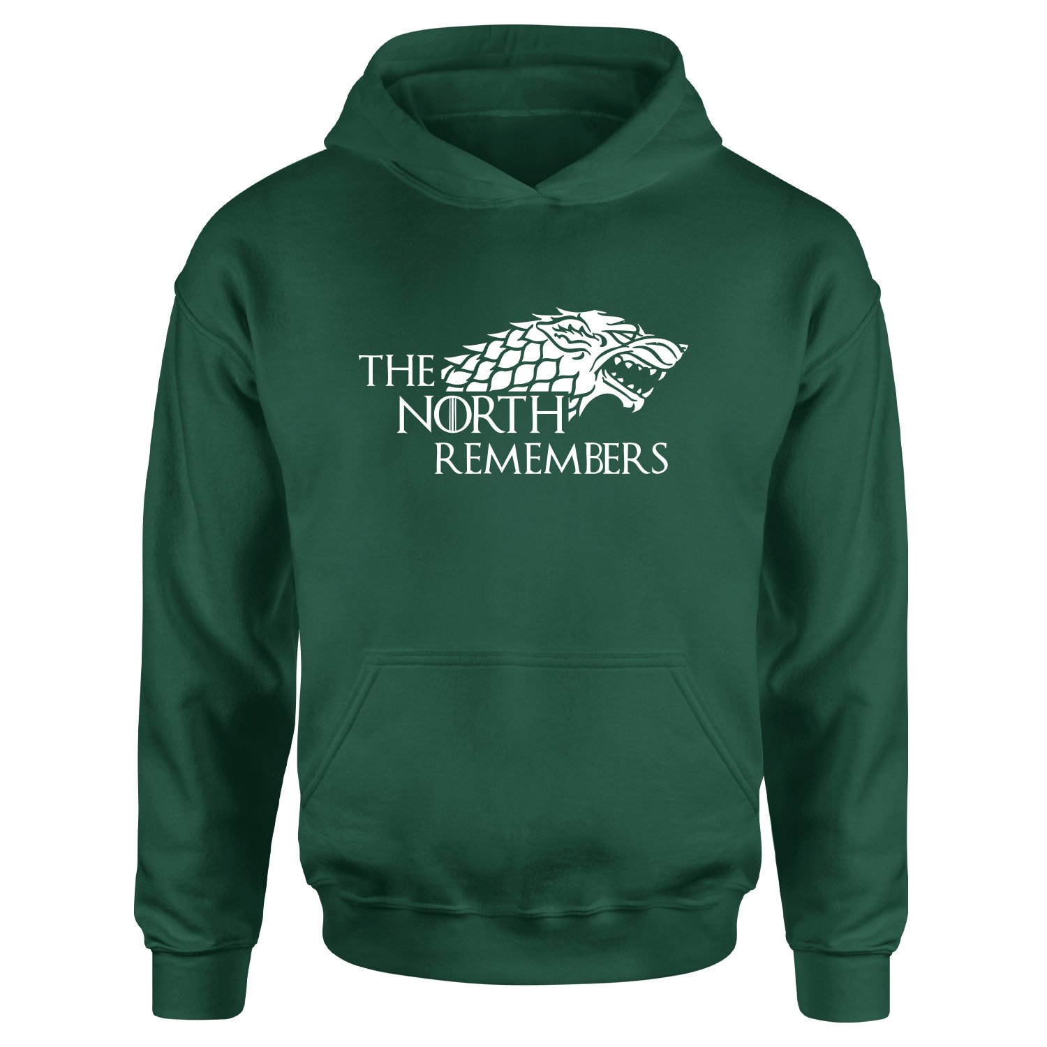 The North Remembers Hoodie L - Nefti Yeşili
