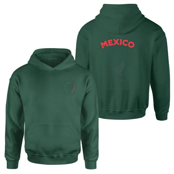 Meksika Dünya Kupası 2026 Hoodie S - Nefti Yeşili