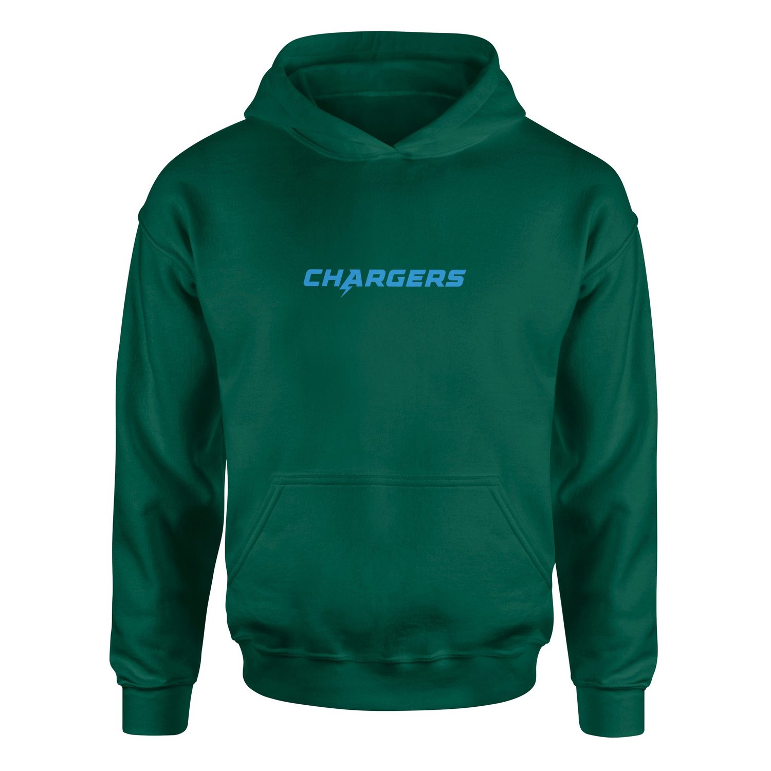 LA CHARGERS Iconic Hoodie L - Nefti Yeşili